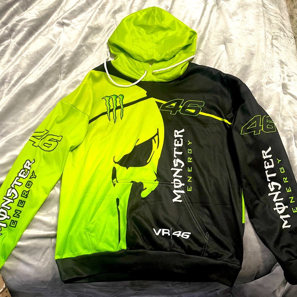 Men’s Monster Energy Valentino Rossi VR46 Hoodie, Large
